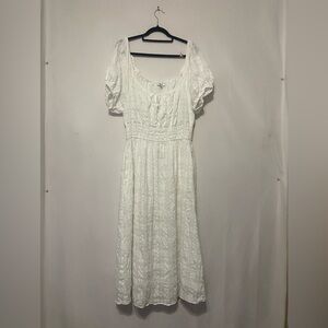 Madewell White Midi Dress